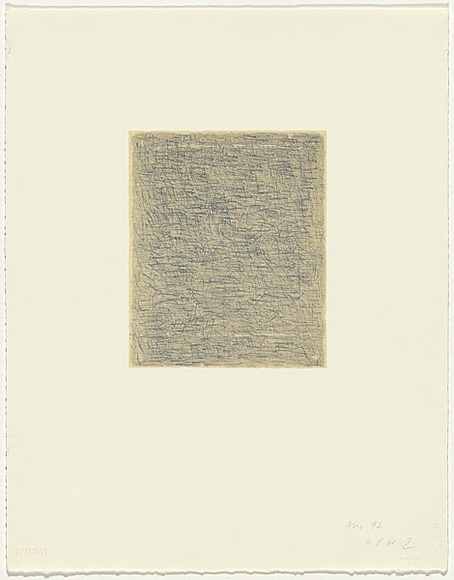 Artist: b'Mitelman, Allan.' | Title: b'not titled [grey]' | Date: 1992 | Technique: b'lithograph, printed in colour, from multiple stones' | Copyright: b'\xc2\xa9 Allan Mitelman'
