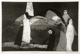 Artist: BALDESSIN, George | Title: Procession. | Date: 1966 | Technique: etching and aquatint, printed in black ink, from one plate