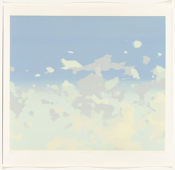 Artist: b'Storrier, Tim.' | Title: b'The sky of Arca' | Date: 1976 | Technique: b'lithograph, printed in colour, from multiple stones' | Copyright: b'\xc2\xa9 Tim Storrier' Artist: b'Storrier, Tim.' | Title: b'The sky of Arca' | Date: 1976 | Technique: b'lithograph, printed in colour, from multiple stones' | Copyright: b'\xc2\xa9 Tim Storrier'