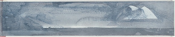 Artist: b'SCHMEISSER, Jorg' | Title: b'My first little book from the voyage to the ice on the Aurora Australis.' | Date: 1999 | Technique: b'engraving, printed in blue ink, from multiple polycarbonate sheets;  watercolour, gouache and pencil' | Copyright: b'\xc2\xa9 J\xc3\xb6rg Schmeisser'