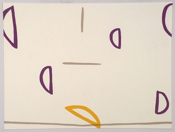 Artist: b'Rooney, Robert.' | Title: b'JCV8' | Date: 2002, April - May | Technique: b'lithograph, printed in yellow, magenta and grey ink' | Copyright: b'Courtesy of Tolarno Galleries' Artist: b'Rooney, Robert.' | Title: b'JCV8' | Date: 2002, April - May | Technique: b'lithograph, printed in yellow, magenta and grey ink' | Copyright: b'Courtesy of Tolarno Galleries'