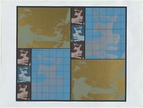 Artist: MEYER, Bill | Title: One hand ten times | Date: 1971 | Technique: screenprint, printed in nine colours, from three stencils | Copyright: © Bill Meyer