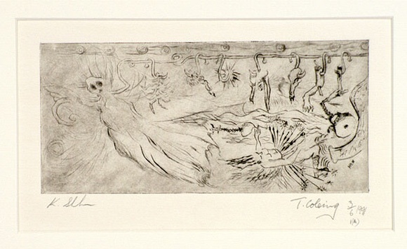 Artist: b'Sheehan, Kevin.' | Title: b'The Hospital Years.' | Date: 1991 | Technique: b'drypoint, printed in black ink, from one plate' Artist: b'Sheehan, Kevin.' | Title: b'The Hospital Years.' | Date: 1991 | Technique: b'drypoint, printed in black ink, from one plate'