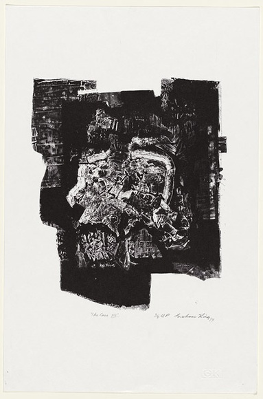 Artist: b'King, Grahame.' | Title: b'The Cave III' | Date: 1974 | Technique: b'lithograph, printed in black ink, from one stone [or plate]'