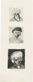 Artist: WALKER, Murray | Title: Old Prevost (d). | Date: 1965 | Technique: etching, aquatint and drypoint, printed in black ink, from three plates