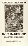 Artist: McBurnie, Ron. | Title: Poster: Rake's Progress. Ron McBurnie: Grahame Galleries 6th-30th June 1990 | Date: 1990 | Copyright: © Ron McBurnie