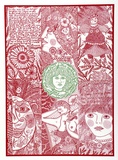 Artist: HANRAHAN, Barbara | Title: This necklace of water drops | Date: 1982 | Technique: screenprint, printed in colour, from two stencils