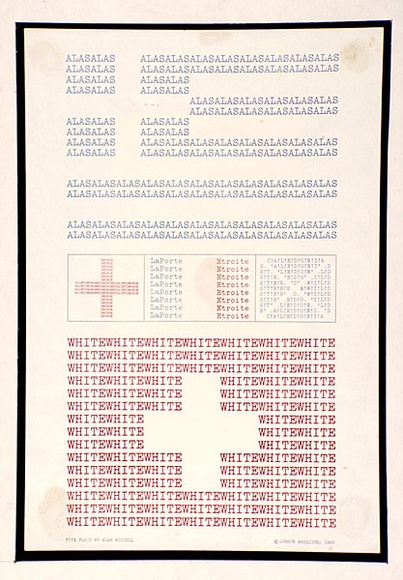 Artist: RIDDELL, Alan | Title: Five flags. | Date: 1968 | Technique: screenprint
