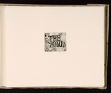 Artist: Mann, Gillian. | Title: (The yoni). | Date: 1981 | Technique: etching, printed in black ink, from one plate