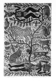 Artist: HANRAHAN, Barbara | Title: Adam and Eve | Date: 1977 | Technique: wood-engraving, printed in black ink, from one block