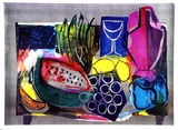 Artist: Brash, Barbara. | Title: Still life with fruit. | Date: 1991 | Technique: colour laser print