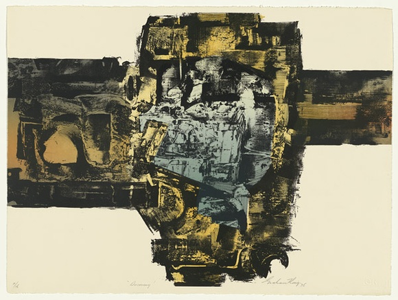 Artist: b'King, Grahame.' | Title: b'Discovery' | Date: 1976 | Technique: b'lithograph, printed in colour, from four stones [or plates]'