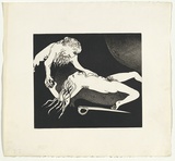 Artist: BOYD, Arthur | Title: 'Just as Menalaus, they say...'. | Date: (1970) | Technique: etching and aquatint, printed in black ink, from one plate | Copyright: Reproduced with permission of Bundanon Trust