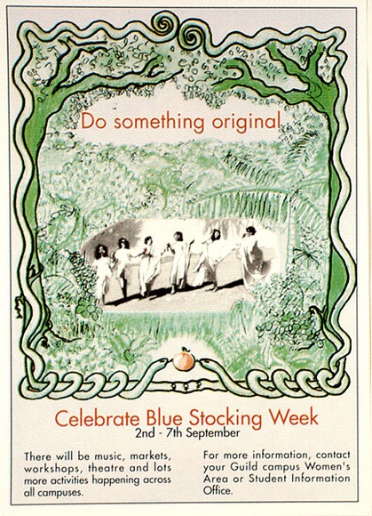 Artist: b'Inkahoots Ltd.' | Title: b'Celebrate: Do something original' | Technique: b'screenprint, printed in colour, from multiple stencils' Artist: b'Inkahoots Ltd.' | Title: b'Celebrate: Do something original' | Technique: b'screenprint, printed in colour, from multiple stencils'