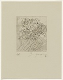 Artist: SELLBACH, Udo | Title: not titled | Date: 1960-80 | Technique: etching