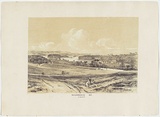 Artist: PROUT, John Skinner | Title: Woolloomooloo Bay, Sydney. | Date: 1842 | Technique: lithograph, printed in colour, from two stones (black and brown tint stone)