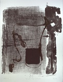 Artist: Danaher, Suzanne. | Title: Between time and eternity | Date: 1992, July - August | Technique: lithograph, printed in black and brown ink, from two stones