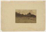 Artist: ROBERTS, Tom | Title: At Phillip Island | Date: 1886 | Technique: etching, printed in brown ink with plate-tone, from one copper plate