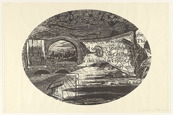 Artist: b'Payne, Patsy.' | Title: b'Murmur 5' | Date: 1994 | Technique: b'woodcut, printed in black ink, from one block'