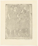Artist: b'HANRAHAN, Barbara' | Title: b'Summer' | Date: 1962 | Technique: b'etching, printed in black, with plate-tone, from one plate'