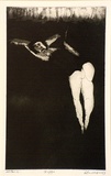 Artist: BALDESSIN, George | Title: Trapeze. | Date: 1963 | Technique: etching and aquatint, printed in black ink, from one zinc plate