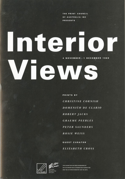 Artist: b'PRINT COUNCIL OF AUSTRALIA' | Title: b'Exhibition catalogue | Interior views. Melbourne: Print Council of Australia, 1989' | Date: 1989 Artist: b'PRINT COUNCIL OF AUSTRALIA' | Title: b'Exhibition catalogue | Interior views. Melbourne: Print Council of Australia, 1989' | Date: 1989