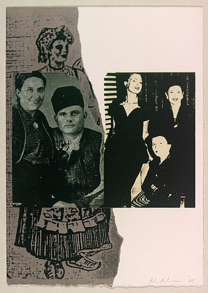 Artist: b'Milojevic, Milan.' | Title: b'Absorption/Assimilation Series - No.5' | Date: 1986-87 | Technique: b'lithograph, printed in black ink, from one stone [or plate]' | Copyright: b'\xc2\xa9 Milan Milojevic'