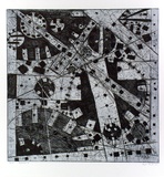 Artist: Kemp, Roger. | Title: Sequence nine | Date: 1972 | Technique: etching and aquatint printed in blue/black with plate-tone, from one plate