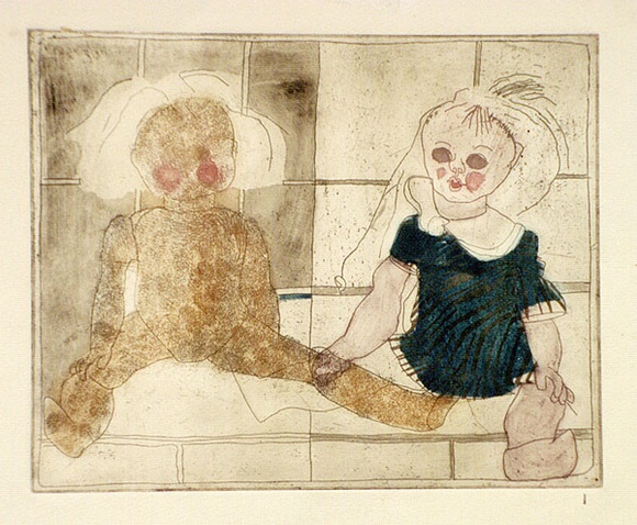 Artist: b'Moore, Mary.' | Title: b'Walk on the wildside' | Date: 1974 | Technique: b'aquatint and etching printed in colour from one copper plate' | Copyright: b'\xc2\xa9 Mary Moore' Artist: b'Moore, Mary.' | Title: b'Walk on the wildside' | Date: 1974 | Technique: b'aquatint and etching printed in colour from one copper plate' | Copyright: b'\xc2\xa9 Mary Moore'