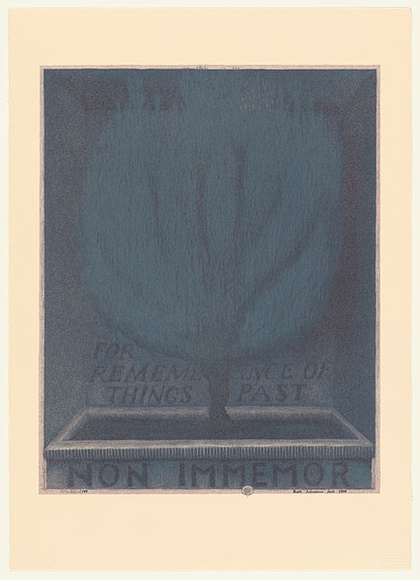 Artist: b'Johnstone, Ruth.' | Title: b'Not titled (for remembrance of things past)' | Date: 1999, September | Technique: b'lithograph, printed in colour, from multiple stones' Artist: b'Johnstone, Ruth.' | Title: b'Not titled (for remembrance of things past)' | Date: 1999, September | Technique: b'lithograph, printed in colour, from multiple stones'