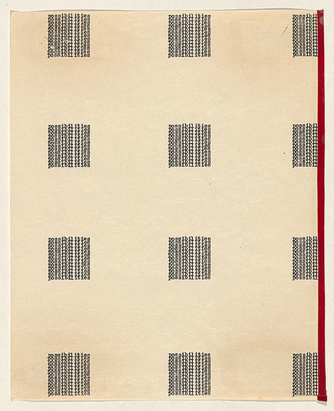 Title: b'Section B (Word situations) - 32 Possibilities: No. 28, 7(D)' | Date: (1970-71) | Technique: b'typewriter' Title: b'Section B (Word situations) - 32 Possibilities: No. 28, 7(D)' | Date: (1970-71) | Technique: b'typewriter'