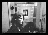 Artist: UNKNOWN | Title: not titled [a girl's face before a calendar | Date: (1980) | Technique: offset-lithograph, printed in black ink