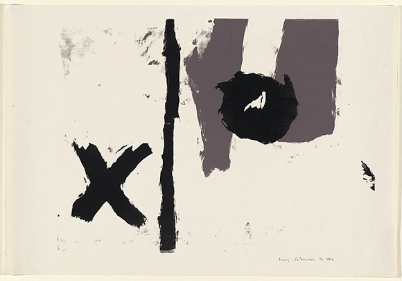 Artist: b'Salkauskas, Henry.' | Title: b'not titled' | Date: 1964 | Technique: b'screenprint, printed in colour, from two stencils' | Copyright: b'\xc2\xa9 Eva Kubbos' Artist: b'Salkauskas, Henry.' | Title: b'not titled' | Date: 1964 | Technique: b'screenprint, printed in colour, from two stencils' | Copyright: b'\xc2\xa9 Eva Kubbos'