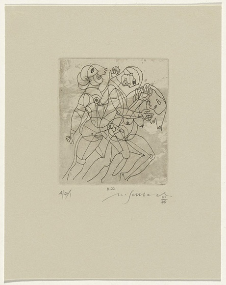 Artist: b'SELLBACH, Udo' | Title: b'not titled' | Date: 1960-80 | Technique: b'etching'