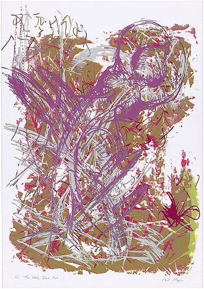 Artist: b'MEYER, Bill' | Title: b'Tree study - dark pink' | Date: 1987 | Technique: b'screenprint, printed in colour, from multiple stencils' | Copyright: b'\xc2\xa9 Bill Meyer' Artist: b'MEYER, Bill' | Title: b'Tree study - dark pink' | Date: 1987 | Technique: b'screenprint, printed in colour, from multiple stencils' | Copyright: b'\xc2\xa9 Bill Meyer'