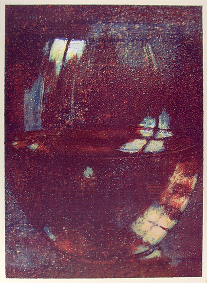 Artist: b'Maguire, Tim.' | Title: b'Glass IV' | Date: 1998, February | Technique: b'lithograph, printed in colour, from multiple plates' | Copyright: b'\xc2\xa9 Tim Maguire' Artist: b'Maguire, Tim.' | Title: b'Glass IV' | Date: 1998, February | Technique: b'lithograph, printed in colour, from multiple plates' | Copyright: b'\xc2\xa9 Tim Maguire'