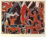 Artist: b'Fransella, Graham.' | Title: b'Circus' | Date: 1985 | Technique: b'etching, printed in colour, from four plates' | Copyright: b'Courtesy of the artist'