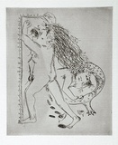 Artist: BOYD, Arthur | Title: Mad woman. | Date: 1970 | Technique: etching, printed in black ink, from one plate | Copyright: Reproduced with permission of Bundanon Trust