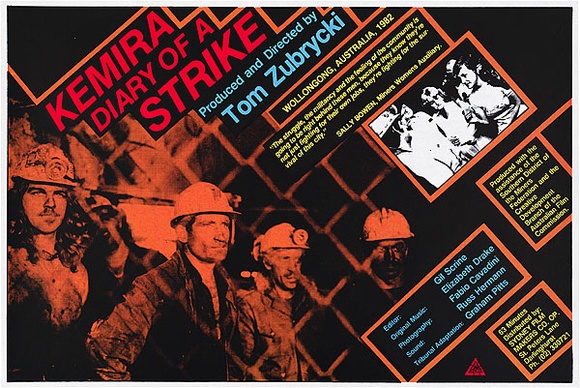 Artist: b'REDBACK GRAPHIX' | Title: b'Kemira - Diary of a strike' | Date: 1984 | Technique: b'screenprint, printed in colour, from four stencils' | Copyright: b'\xc2\xa9 Raymond John Young' Artist: b'REDBACK GRAPHIX' | Title: b'Kemira - Diary of a strike' | Date: 1984 | Technique: b'screenprint, printed in colour, from four stencils' | Copyright: b'\xc2\xa9 Raymond John Young'