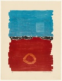 Artist: KING, Grahame | Title: Red and blue | Date: 1973 | Technique: lithograph, printed in colour, from five stones [or plates]