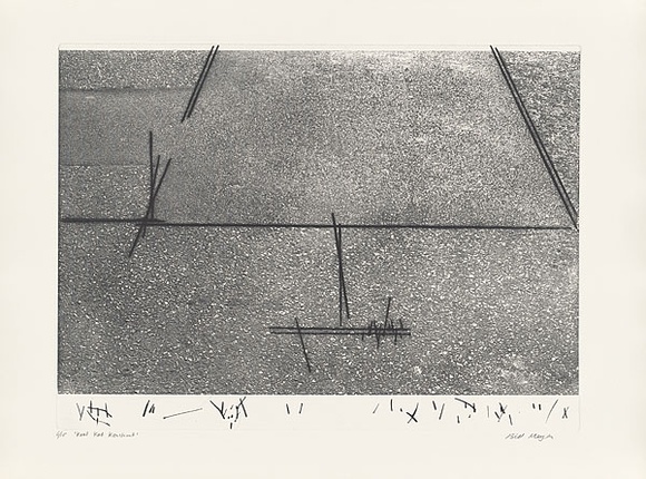Artist: MEYER, Bill | Title: Kool Kat Konstruct | Date: 1981 | Technique: photo-etching, aquatint, drypoint, printed in black ink, from one zinc plate | Copyright: © Bill Meyer