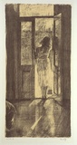 Artist: Dunlop, Brian. | Title: Threshold | Date: 1991, September | Technique: lithograph, printed in black ink, from one stone