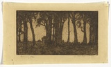 Artist: Montgomery, Anne. | Title: Evening | Date: 1933 | Technique: etching, printed in black ink, from one plate