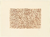 Artist: b'Bootja Bootja, Susie.' | Title: b'Patterning dot motif' | Date: 1998, November | Technique: b'etching, and sugarlift, printed in brown ink, from one plate' | Copyright: b'\xc2\xa9 Suzie Bootja Bootja, Licensed by VISCOPY, Sydney'